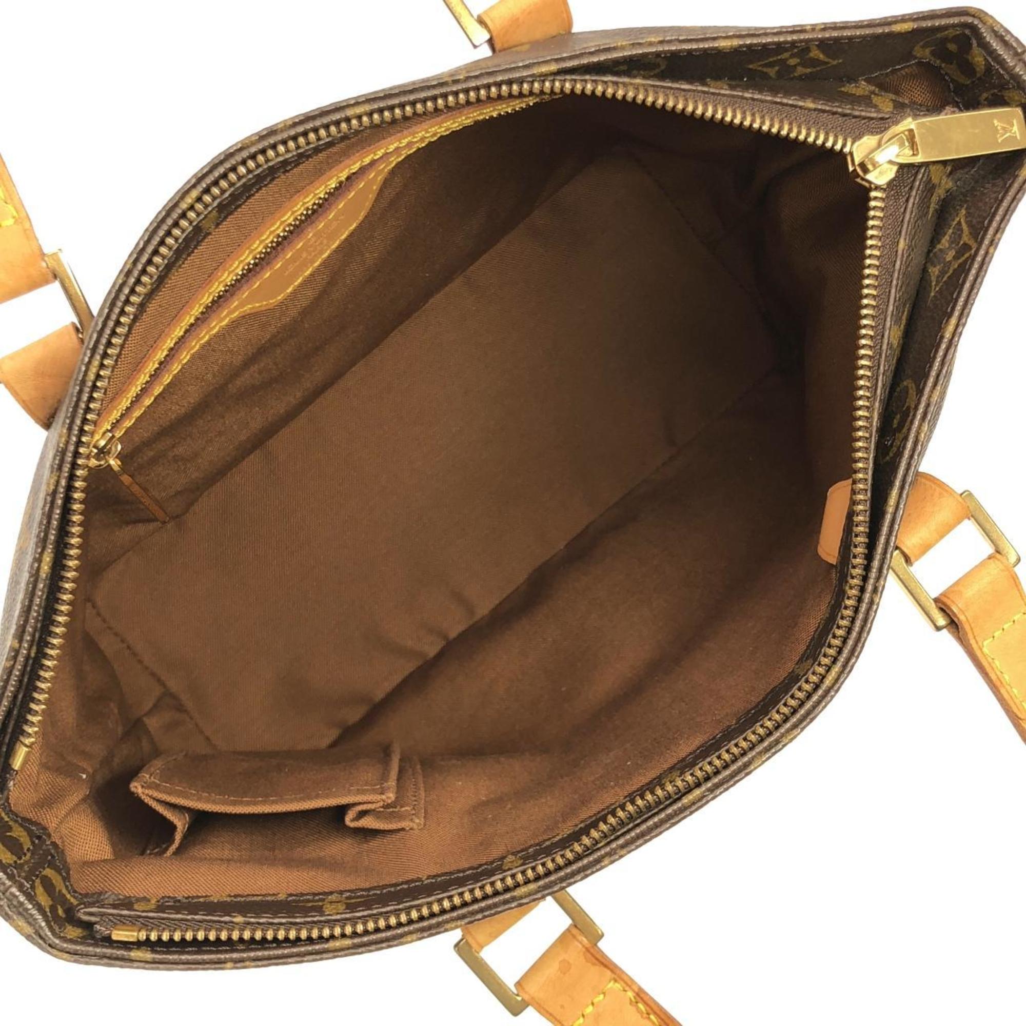 Louis Vuitton Marron Coated Canvas Handbag