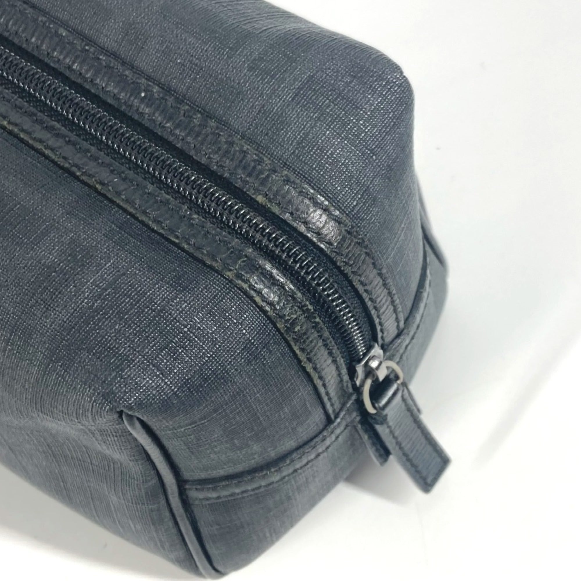 Fendi Zucca Black Pvc Pouch