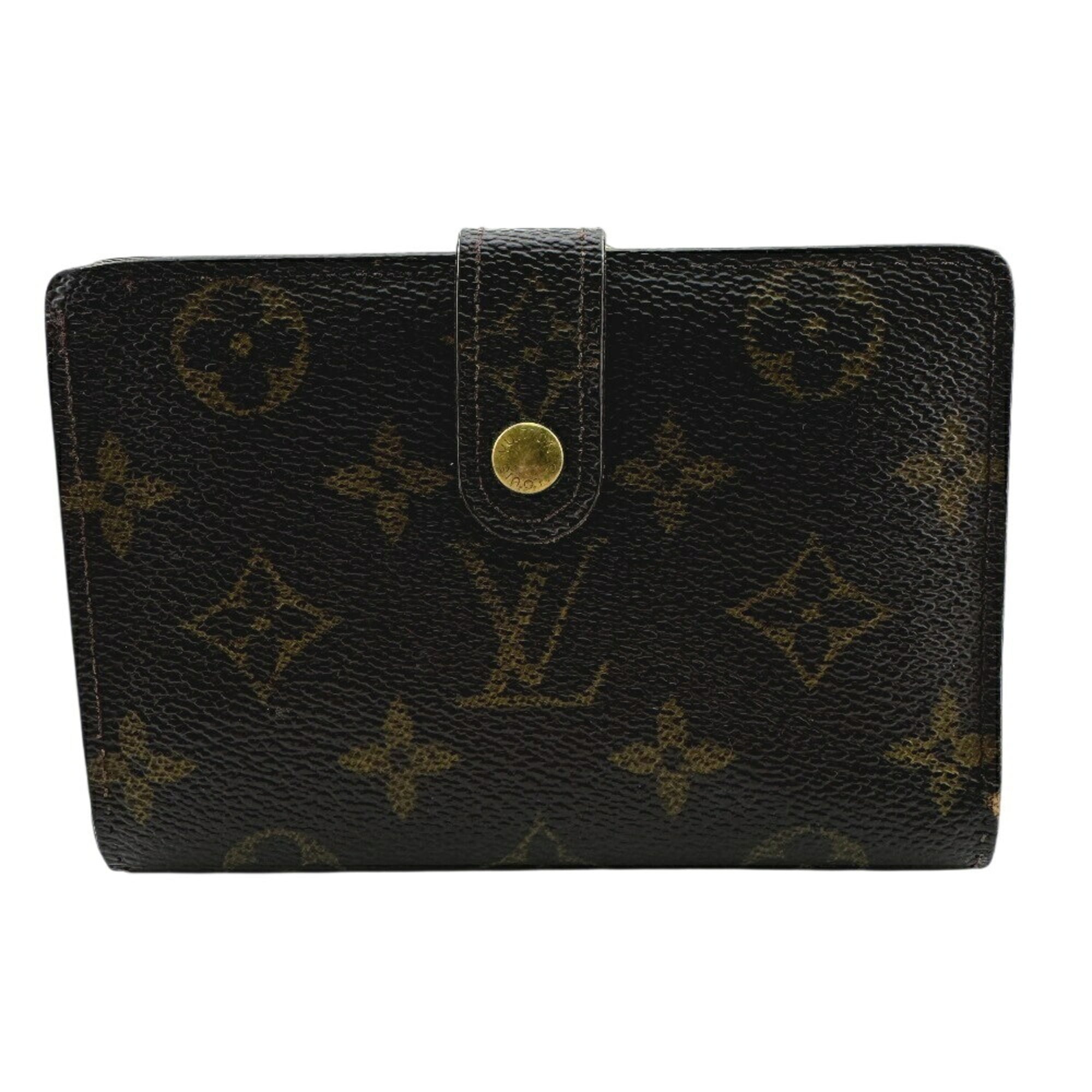 Louis Vuitton Monogram Brown Leather Wallet