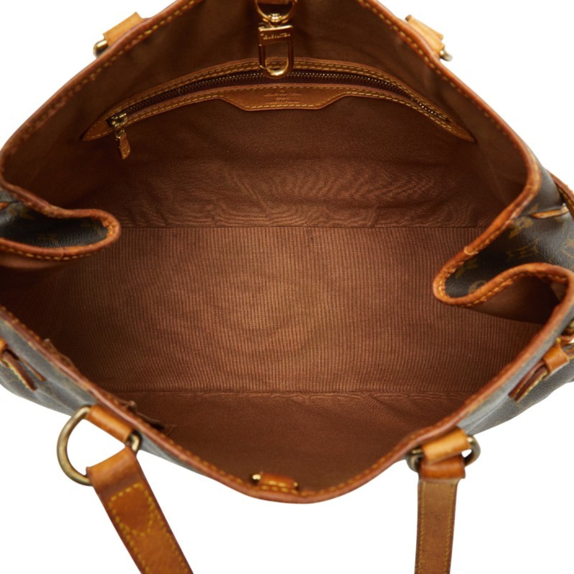Louis Vuitton Brown Pvc Shoulder Bag Tote Bag