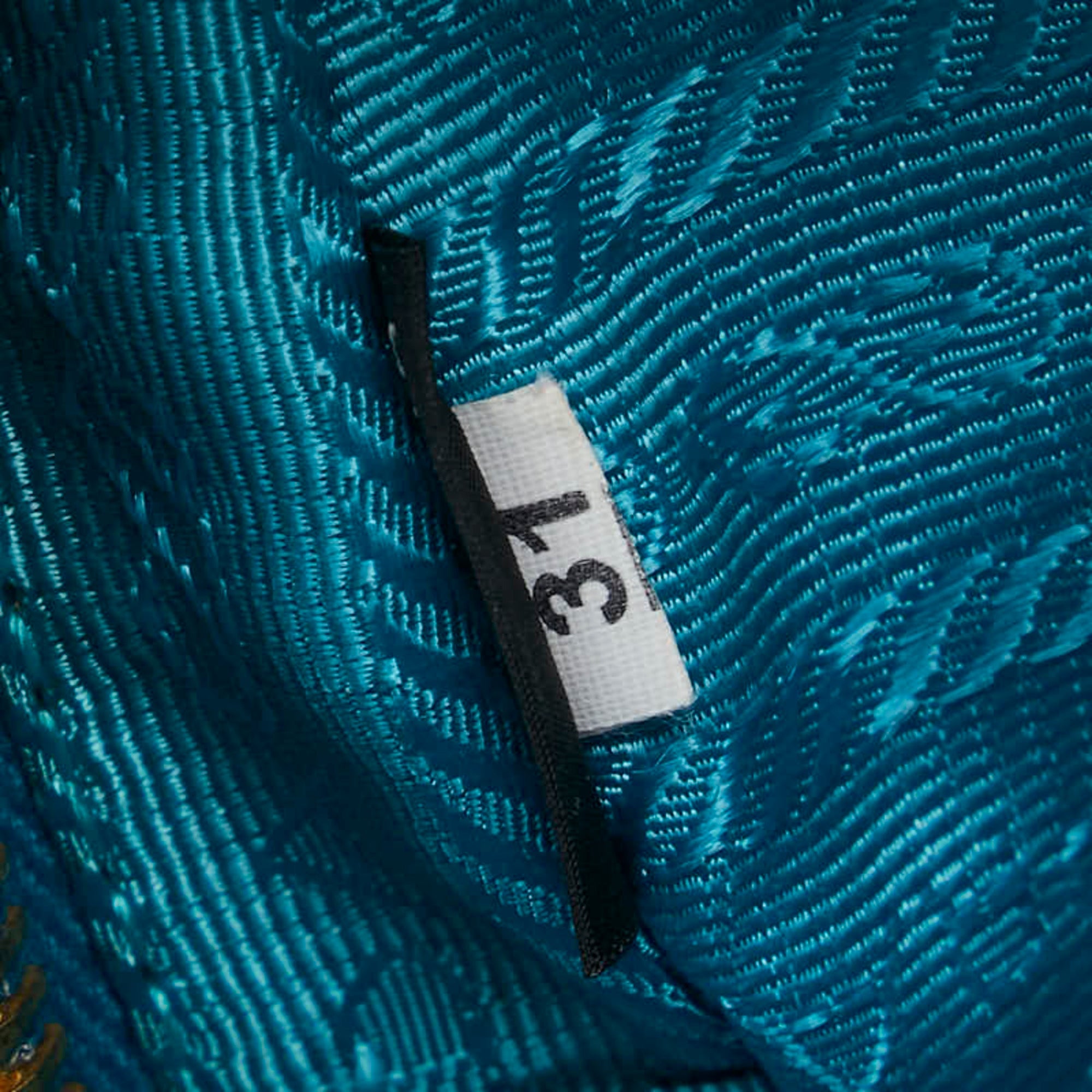 Prada Blue Leather Shoulder Bag
