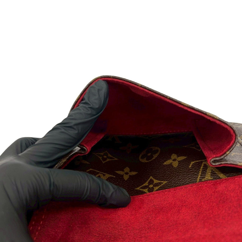 Louis Vuitton Brown Leather Pvc Pochette Shoulder Bag