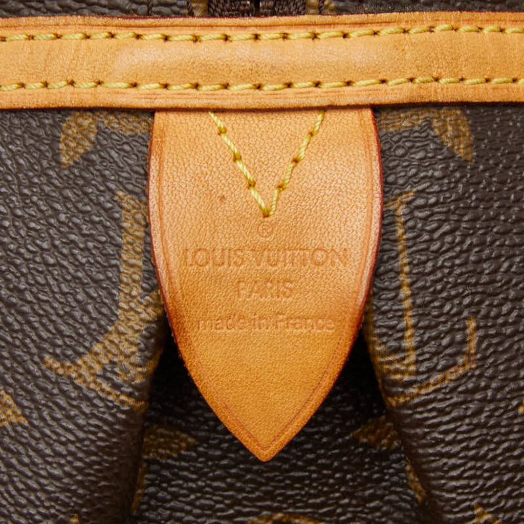 Louis Vuitton Brown Pvc Leather Handbag Shoulder Bag