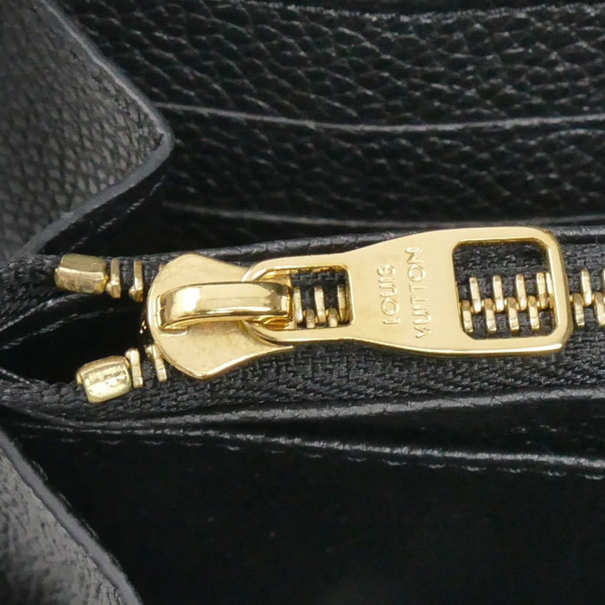 Louis Vuitton Black Monogram Empreinte Long Wallet