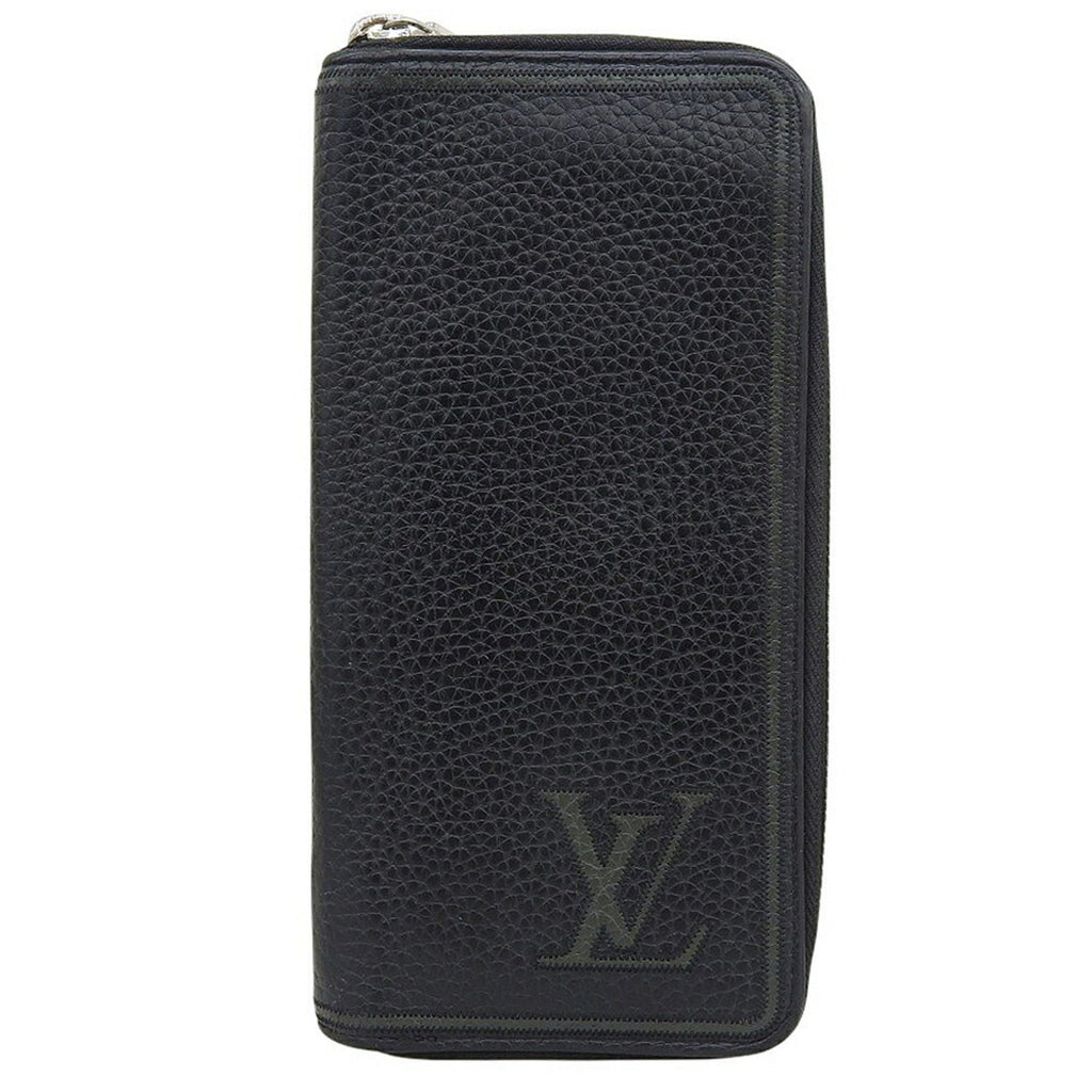 Louis Vuitton Black Leather Long Wallet