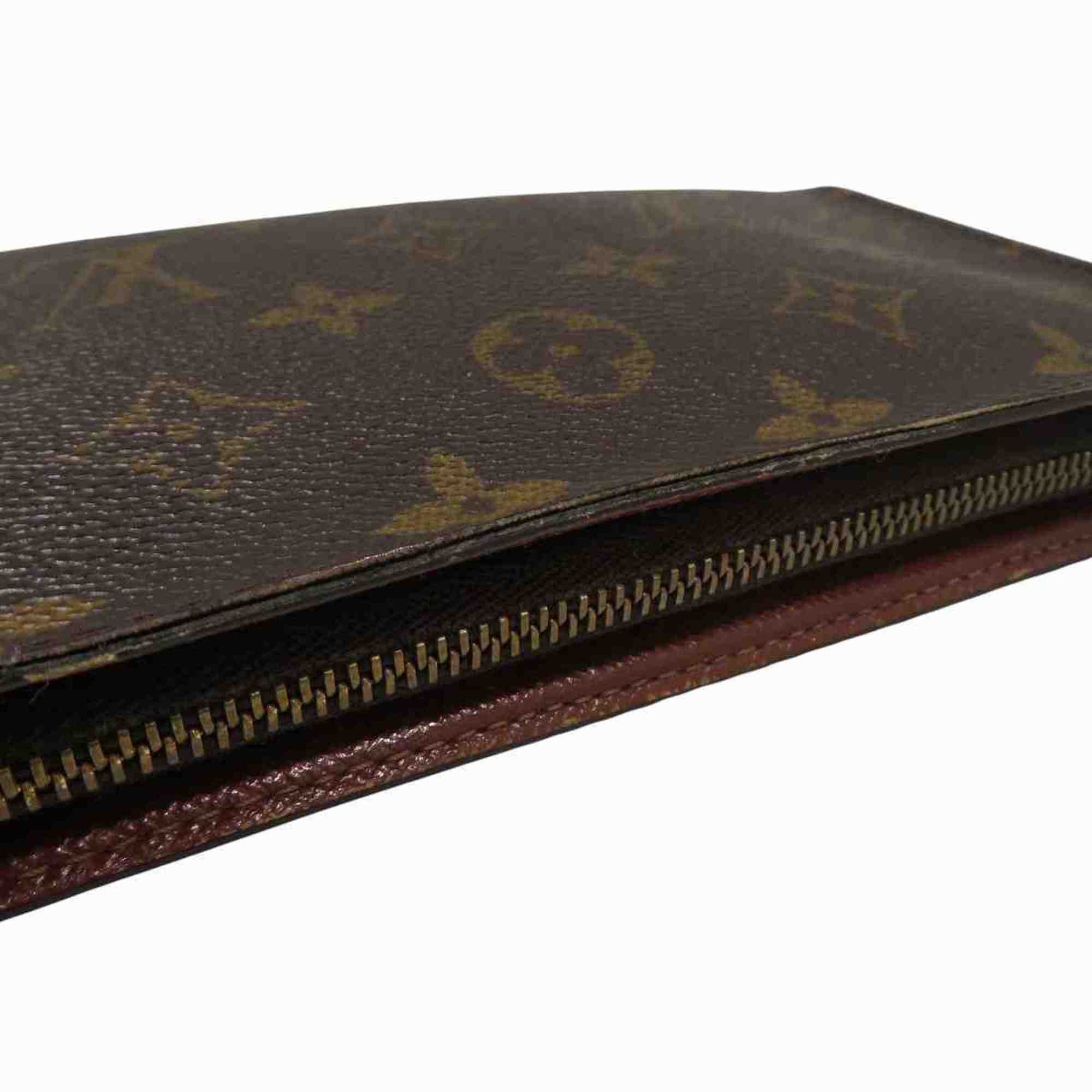 Louis Vuitton Brown Monogram Long Wallet