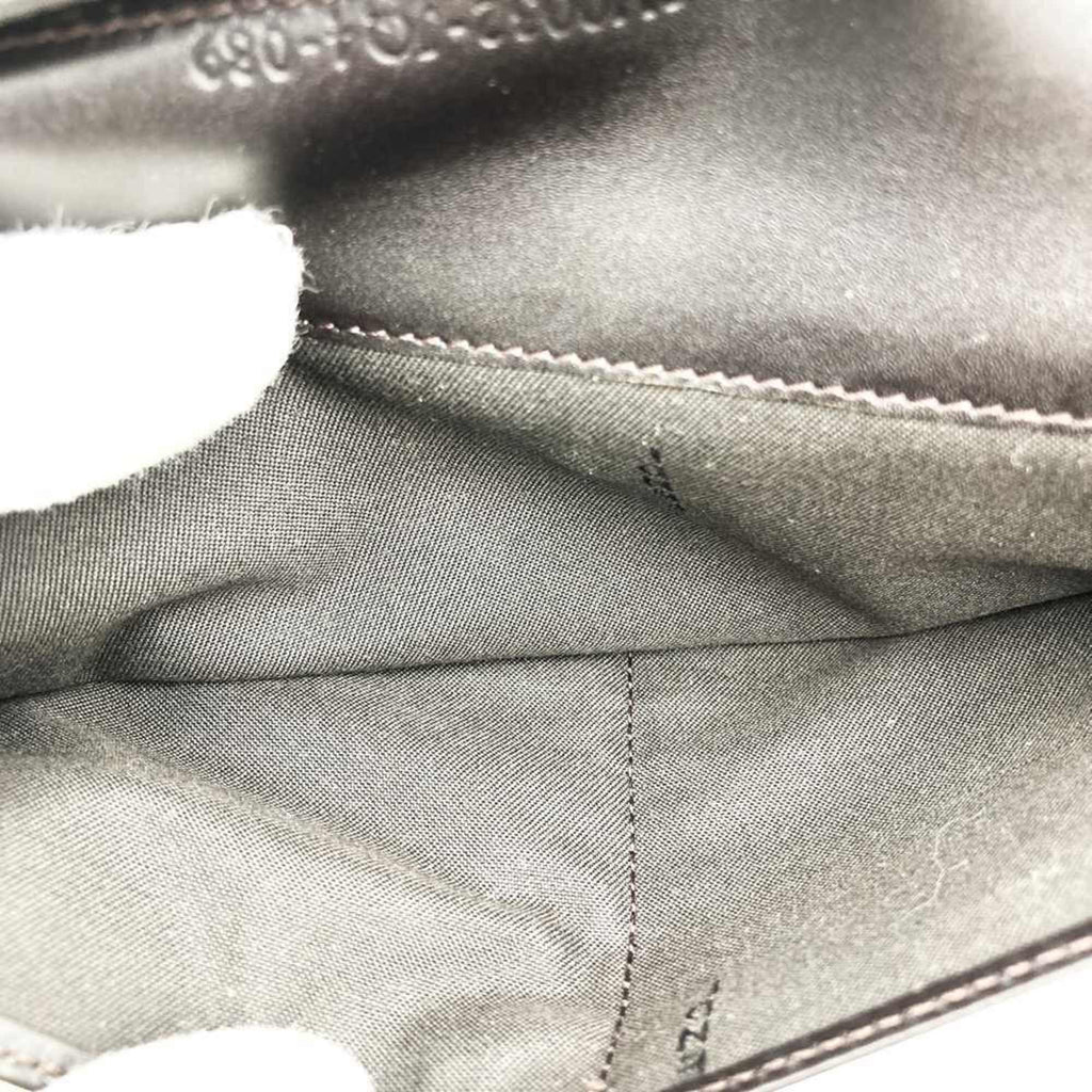 Fendi Zucchino Brown Canvas Long Wallet (Bi-Fold)