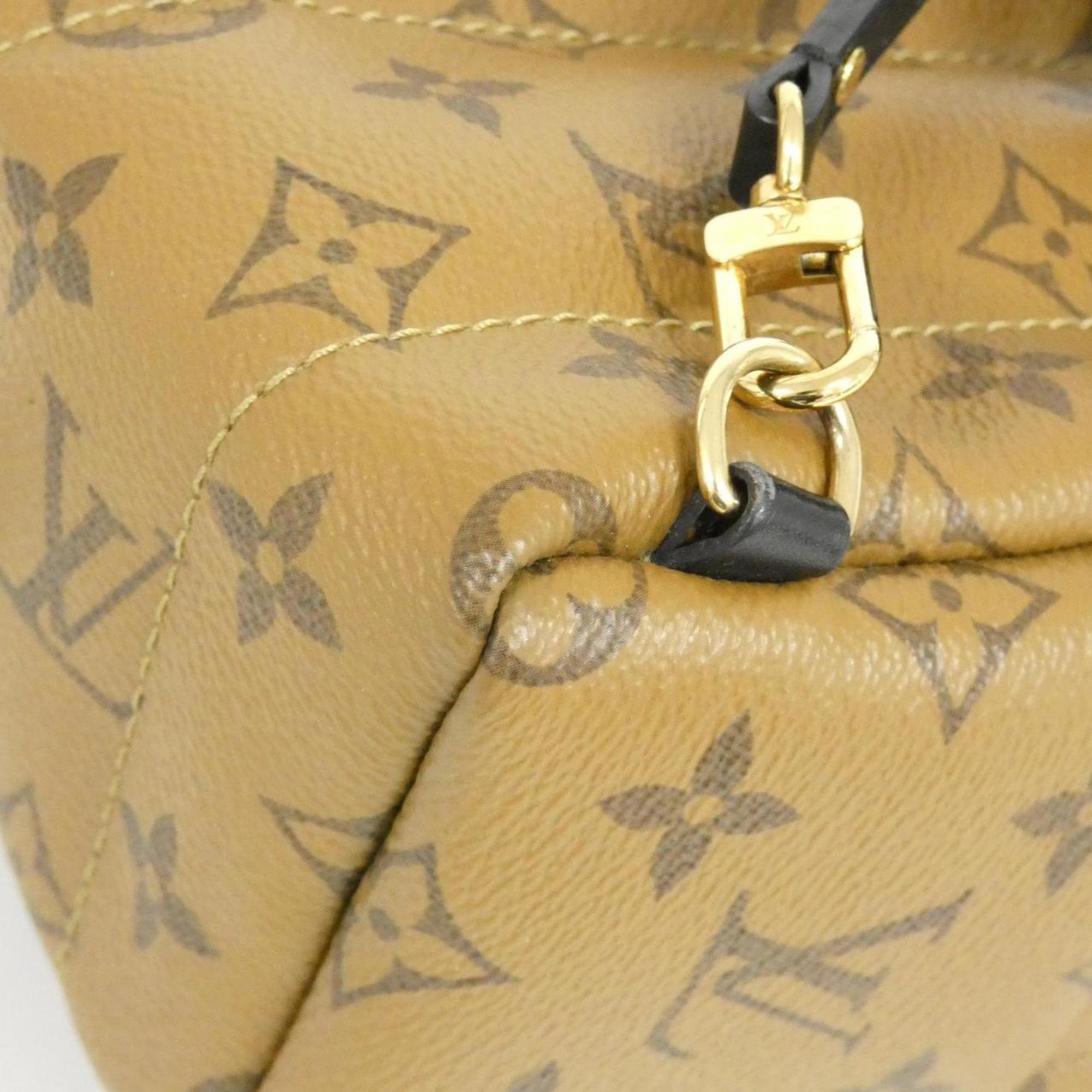 Louis Vuitton Marron Coated Canvas Backpack
