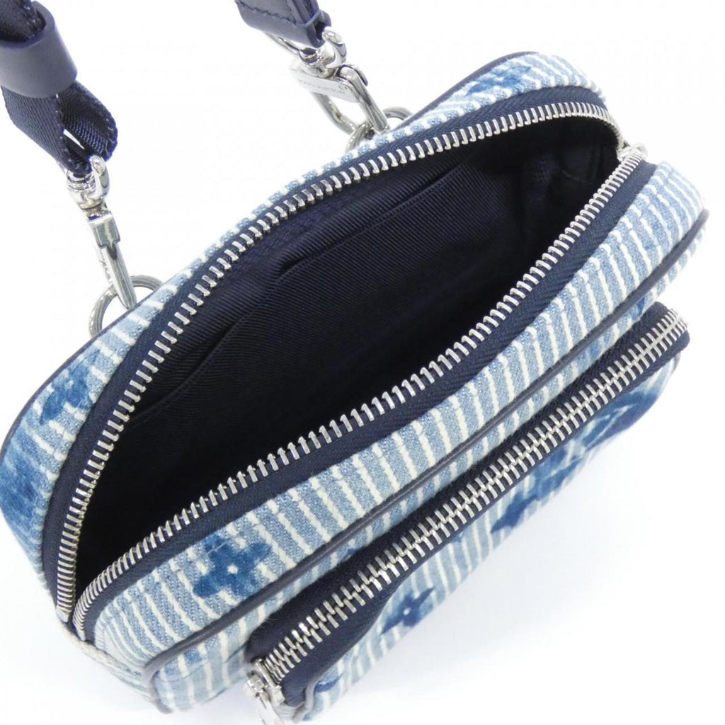 Louis Vuitton Navy Canvas Pochette Shoulder Bag