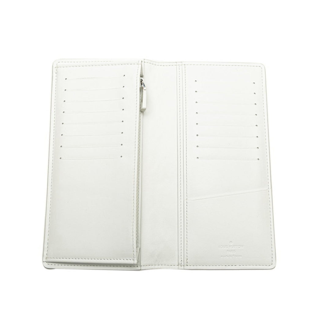 Louis Vuitton White Leather Long Wallet