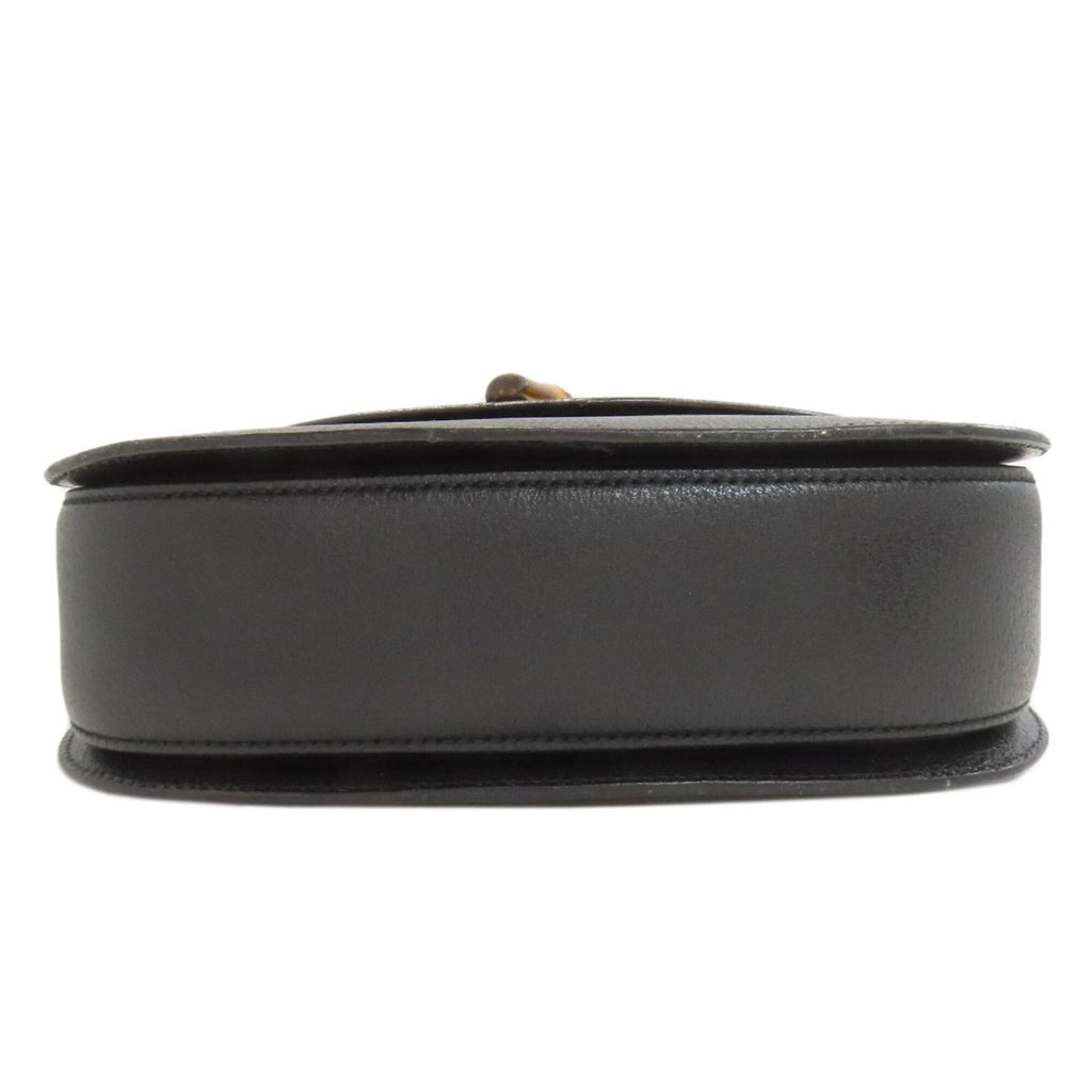 Gucci Black Leather Handbag (Pre-Owned)