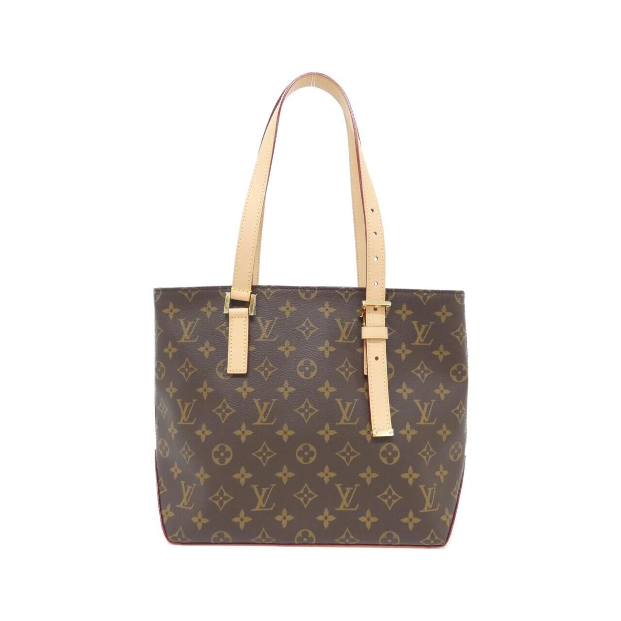 Louis Vuitton Marron Coated Canvas Handbag