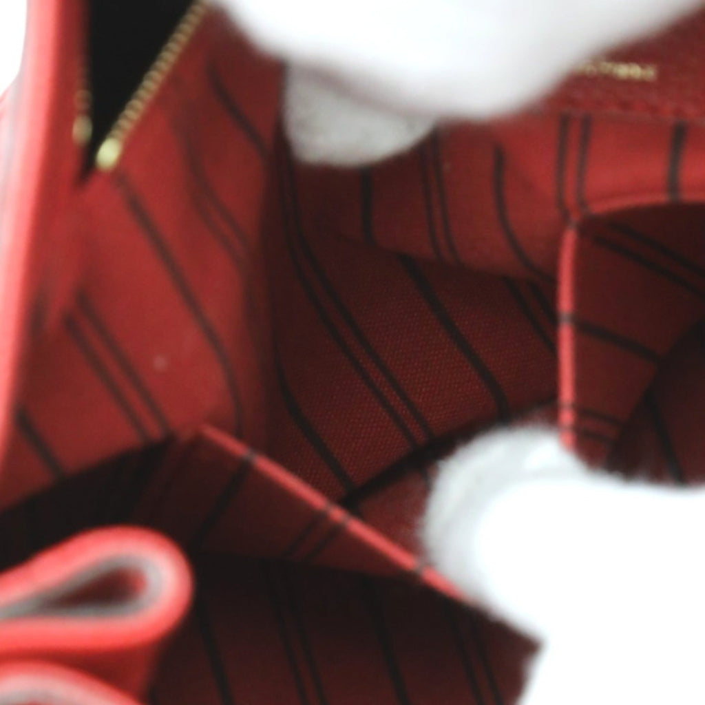 Louis Vuitton Red Color Monogram Empreinte Handbag