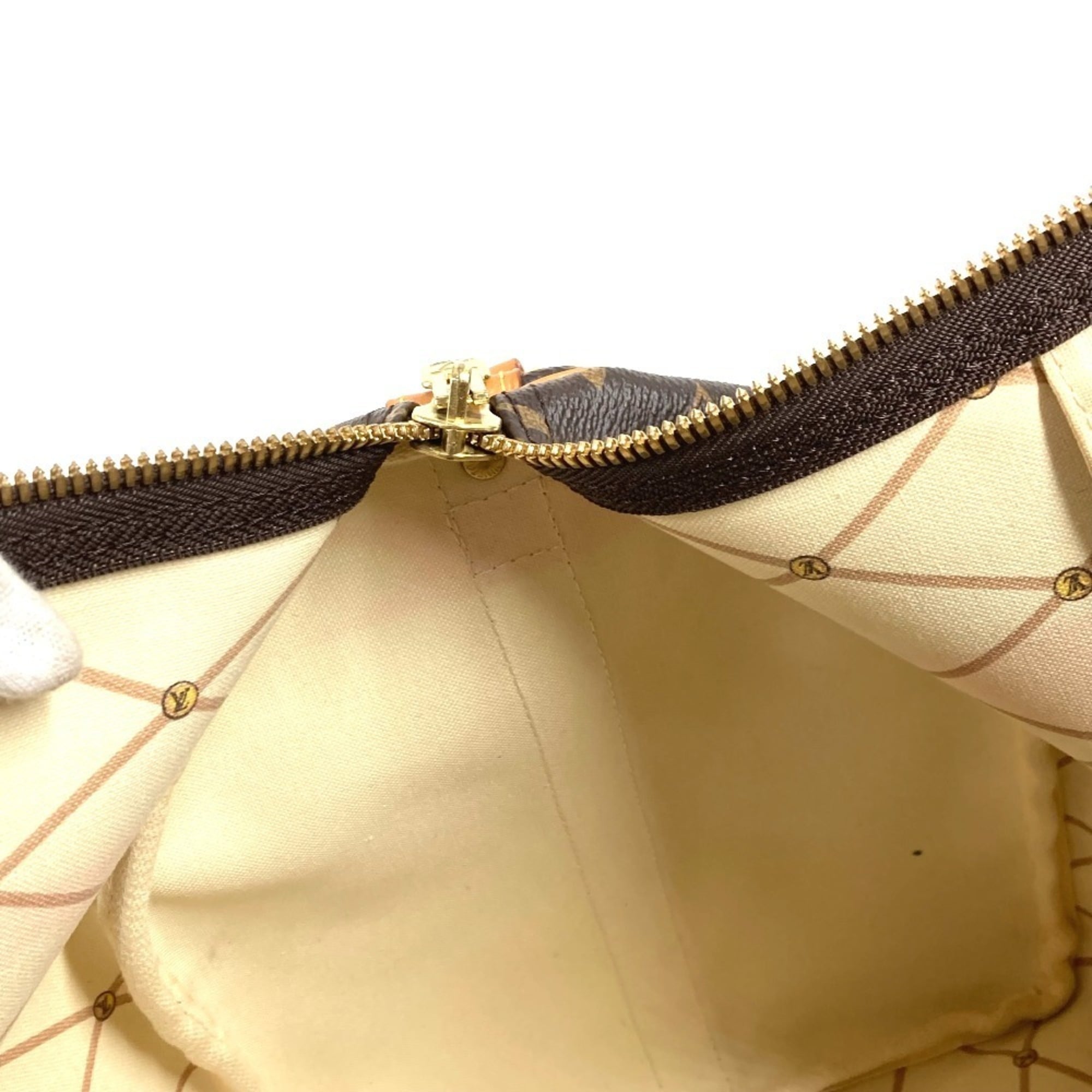 Louis Vuitton Monogram Brown Pink Monogram Boston Bag Shoulder Bag