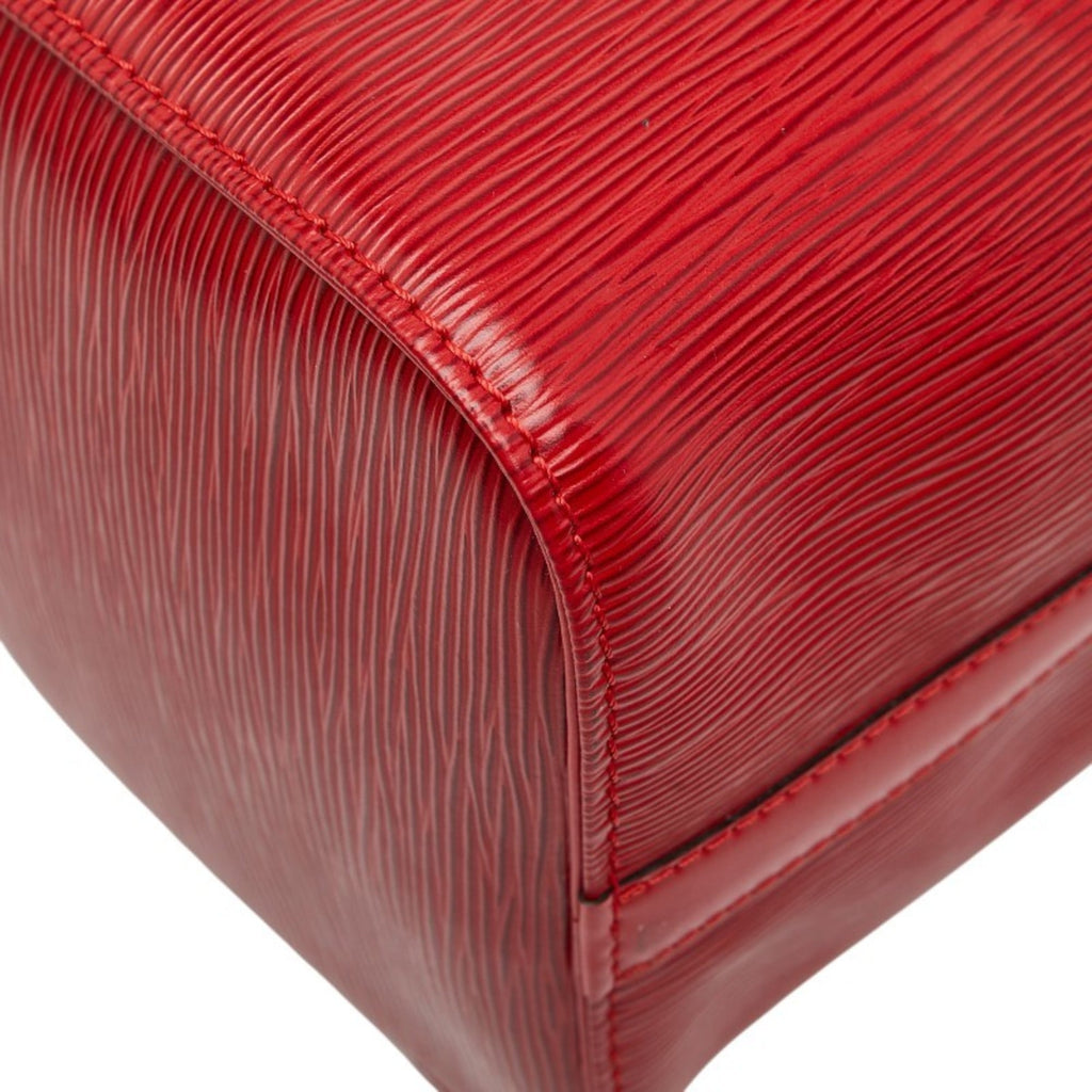 Louis Vuitton Castilian Red Leather Boston Bag Handbag