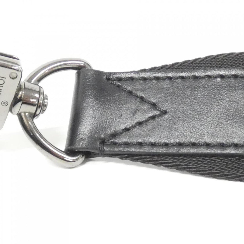 Louis Vuitton Black Gris Coated Canvas Shoulder Bag