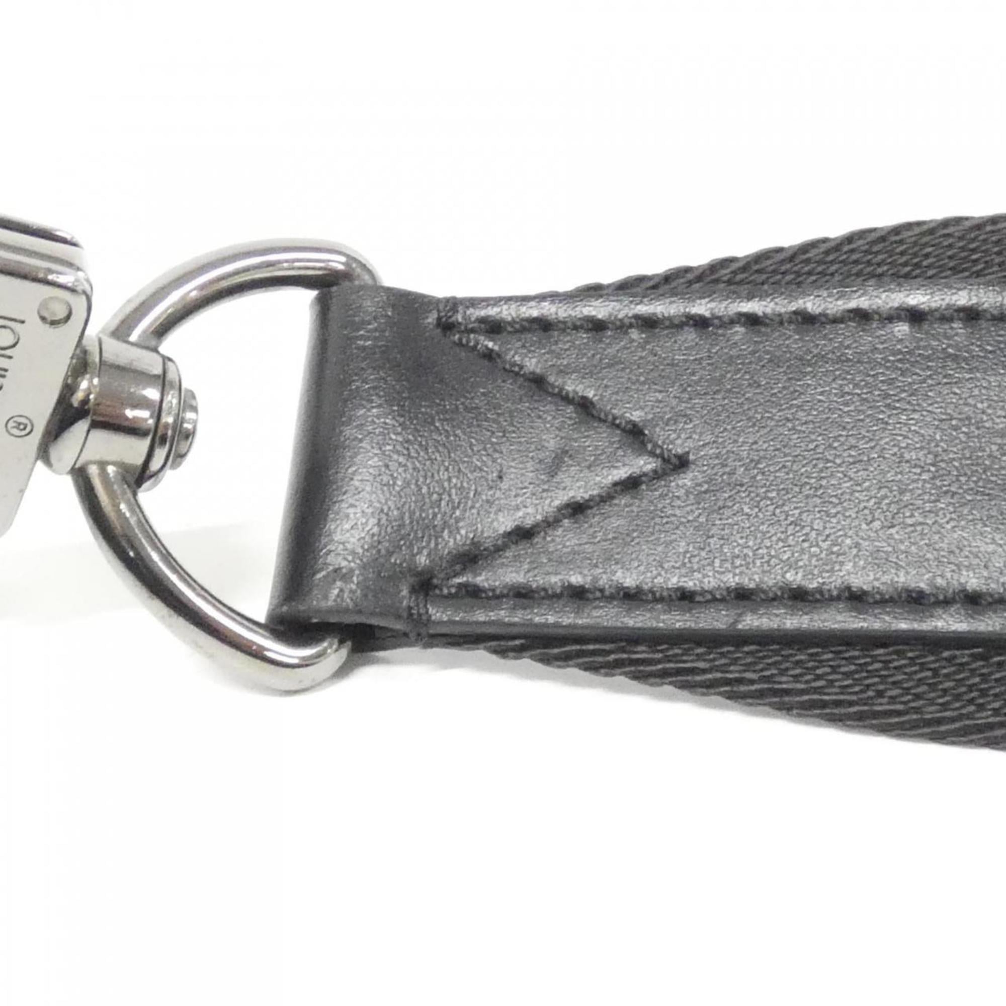 Louis Vuitton Black Gris Coated Canvas Shoulder Bag