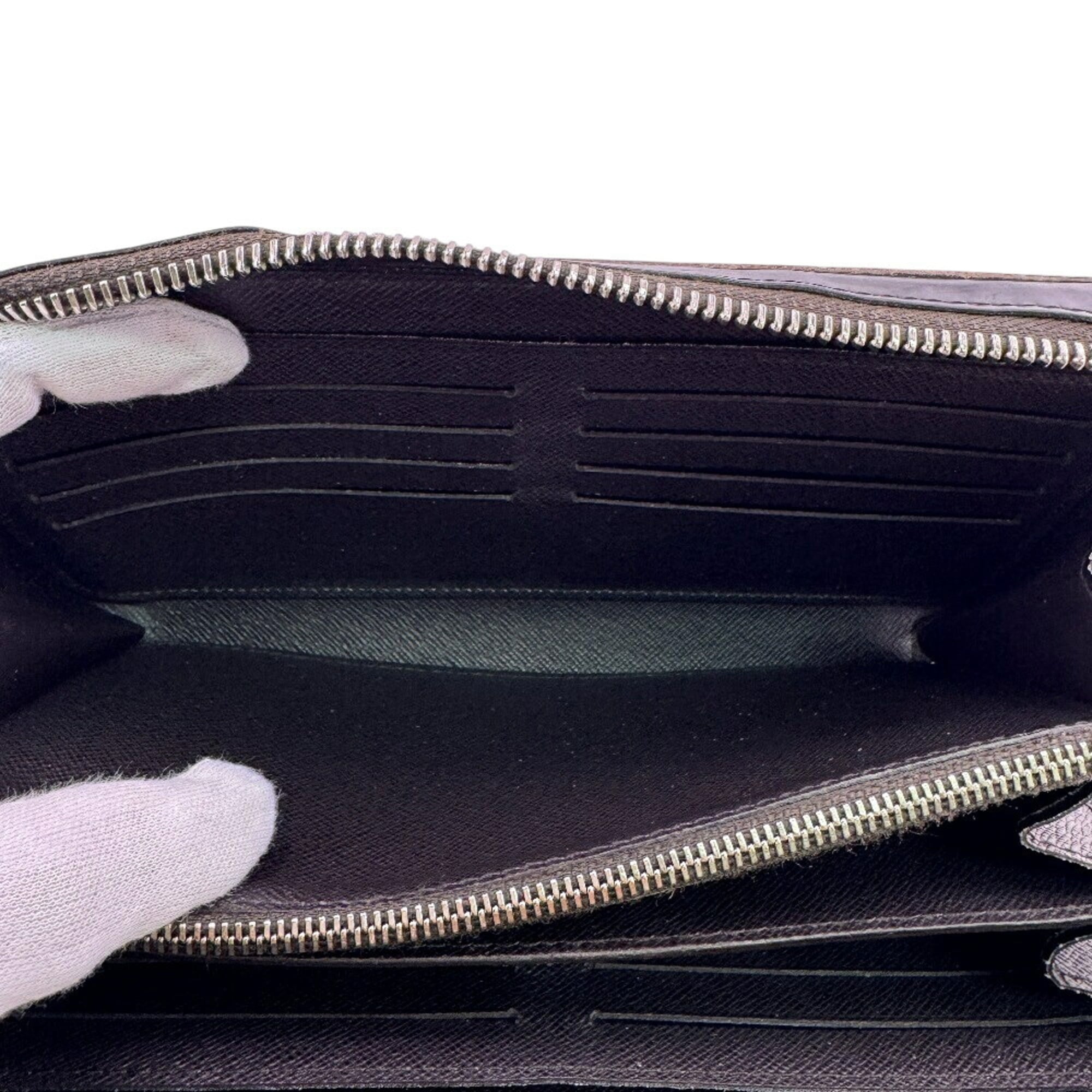 Louis Vuitton Brown Leather Long Wallet