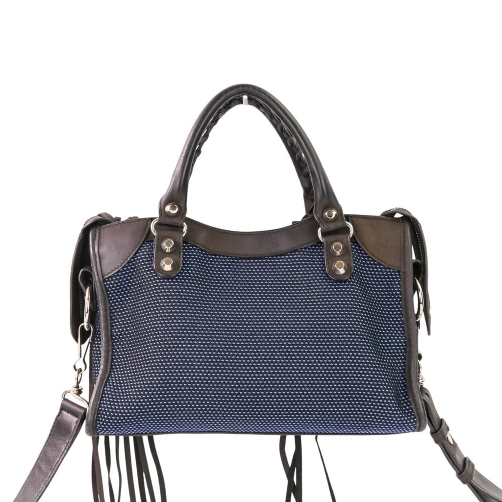 Balenciaga Dark Brown Navy Orange Hand