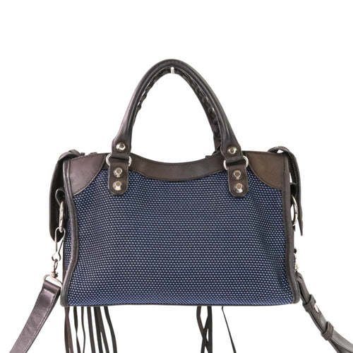 Balenciaga Dark Brown Navy Orange Hand