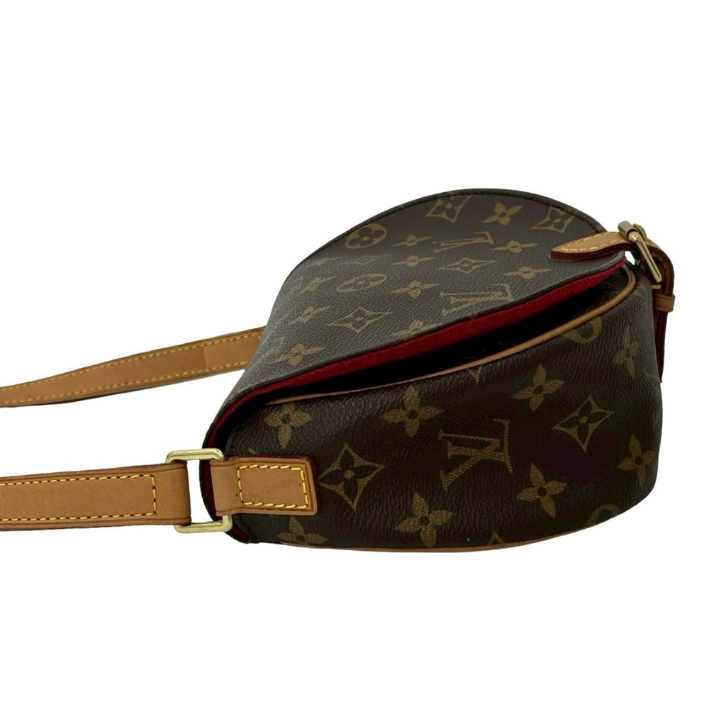 Louis Vuitton Brown Leather Pvc Pochette Shoulder Bag