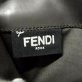 Fendi Grayish Leather Long Wallet (Bi-Fold)