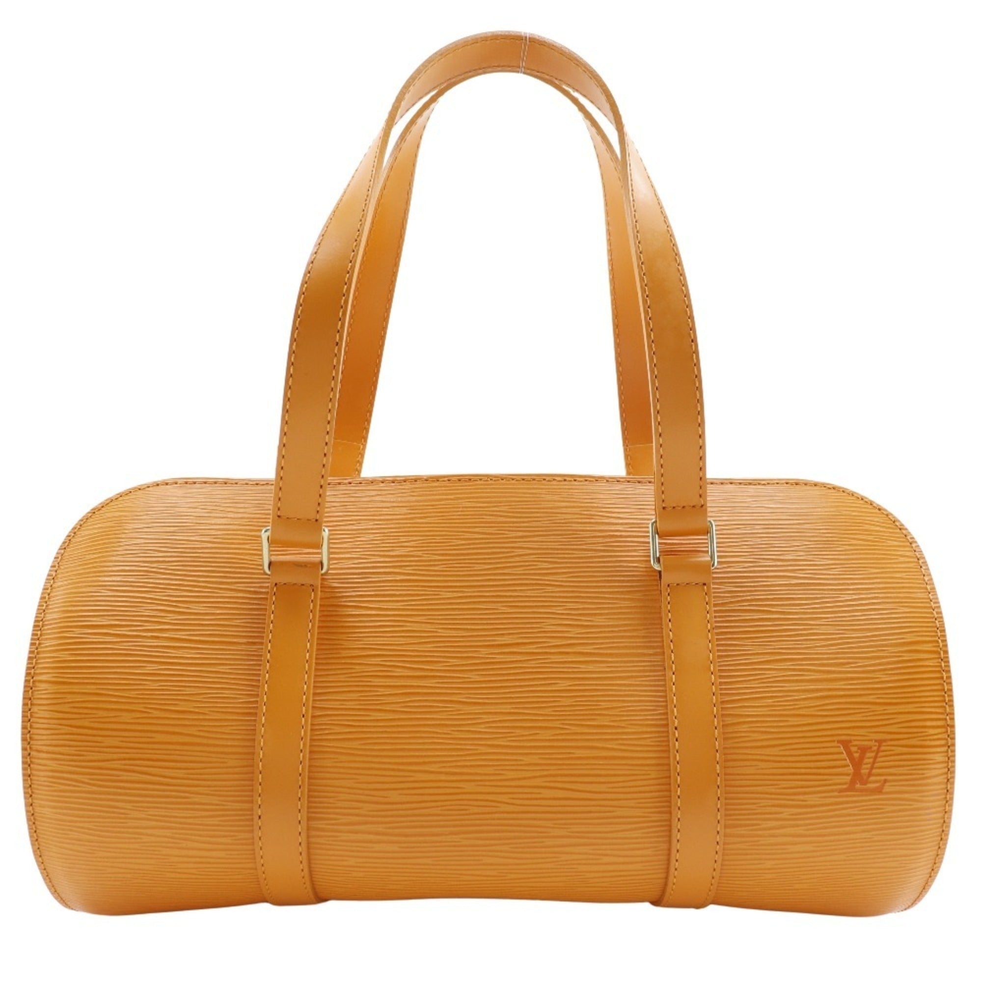 Louis Vuitton Orange Epi Leather Handbag