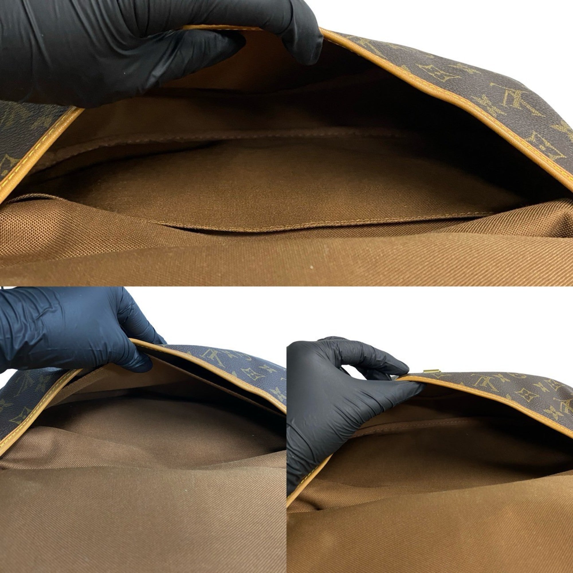 Louis Vuitton Brown Leather Pvc Pochette Shoulder Bag