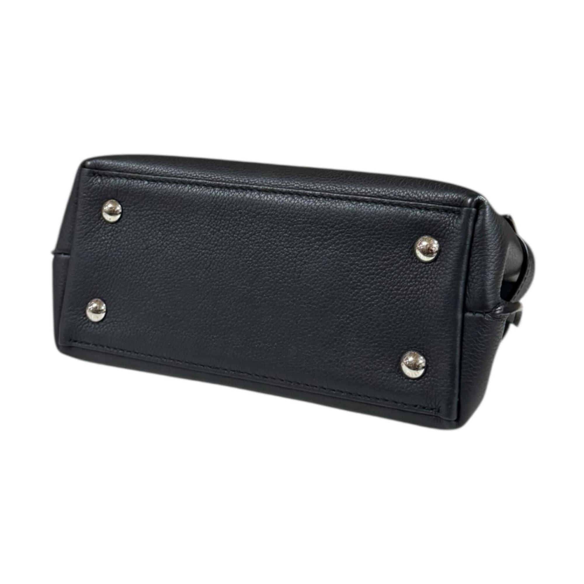 Louis Vuitton Black Noir Leather Shoulder Bag