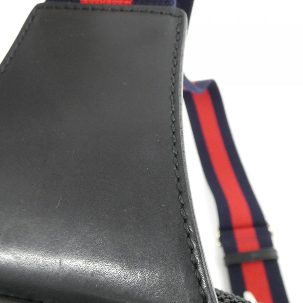Gucci Black Gray Gg Supreme Shoulder Bag (Pre-Owned)