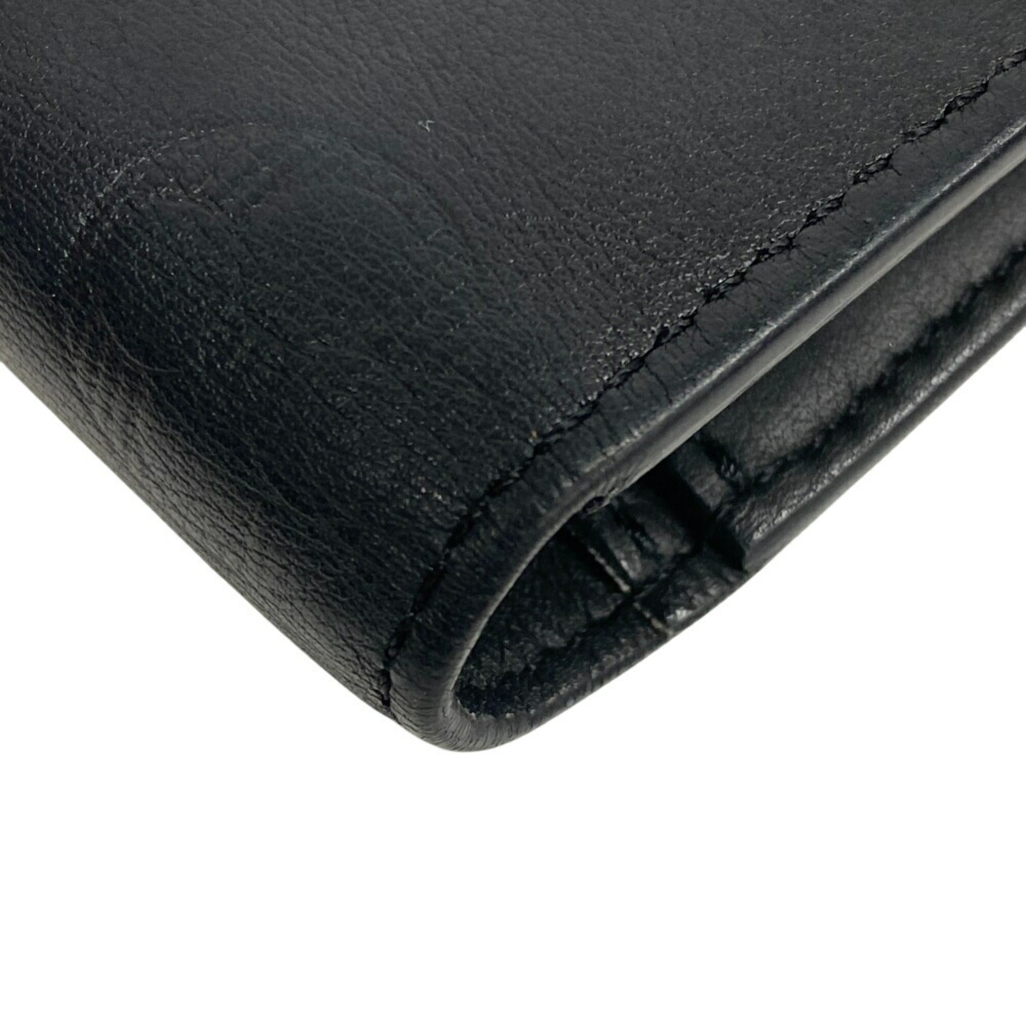 Louis Vuitton Black Monogram Shadow Long Wallet