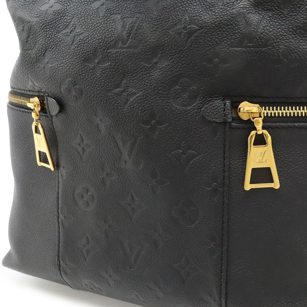Louis Vuitton Black Noir Monogram Empreinte Shoulder Bag