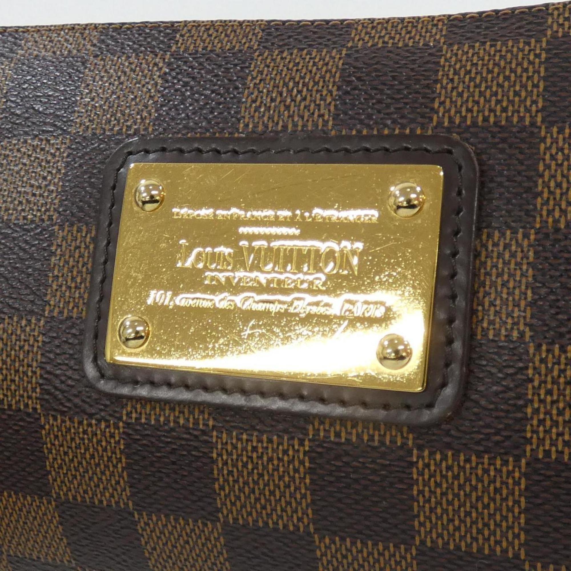 Louis Vuitton Brown Coated Canvas Shoulder Bag