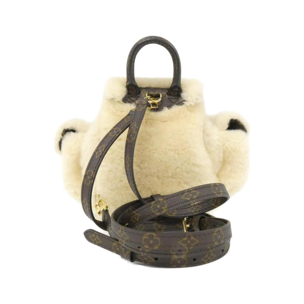 Louis Vuitton Cream Coated Canvas Backpack