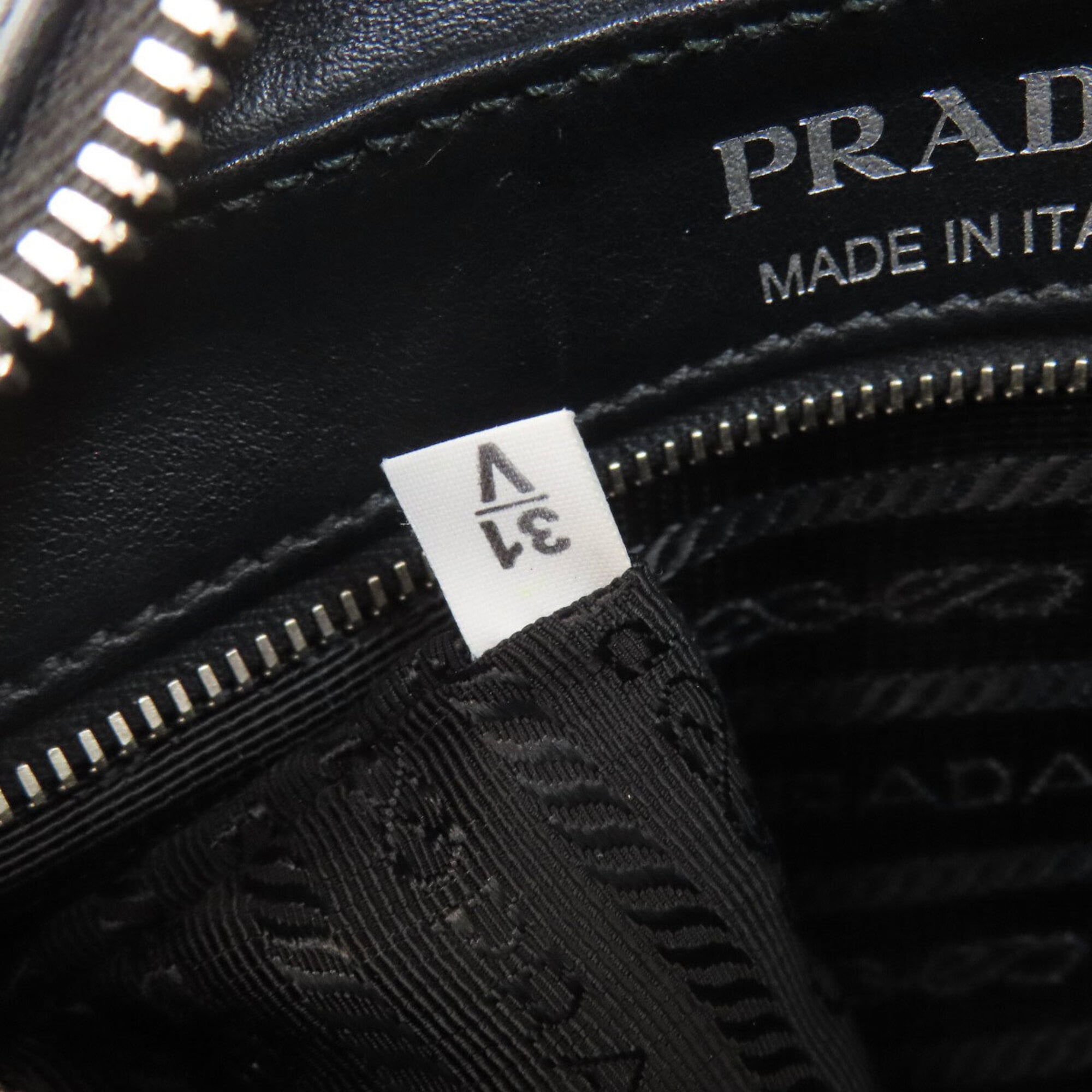 Prada Black Leather Shoulder Bag