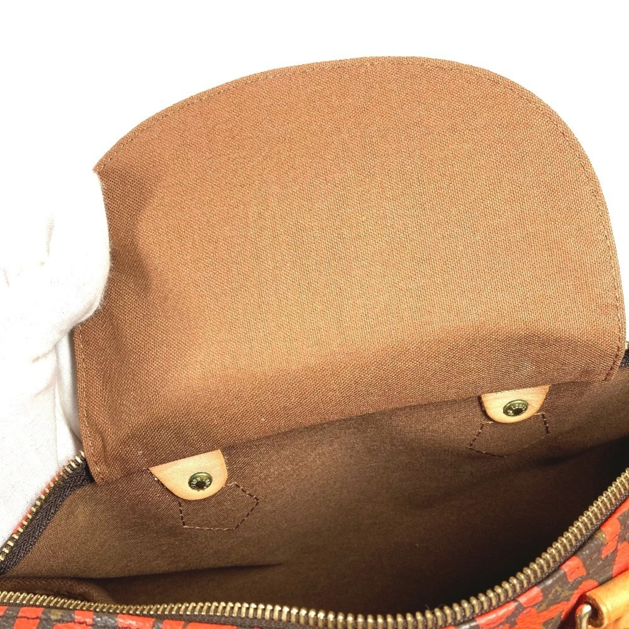 Louis Vuitton Monogram Graffiti Lv Orange Orange Monogram Graffiti Boston Bag Handbag