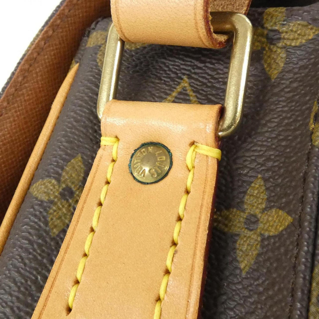 Louis Vuitton Brown Coated Canvas Shoulder Bag