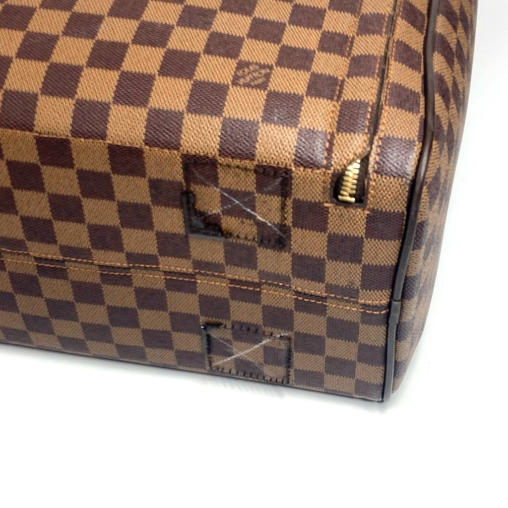 Louis Vuitton Brown Damier Canvas Ebene Damier Canvas Boston Bag