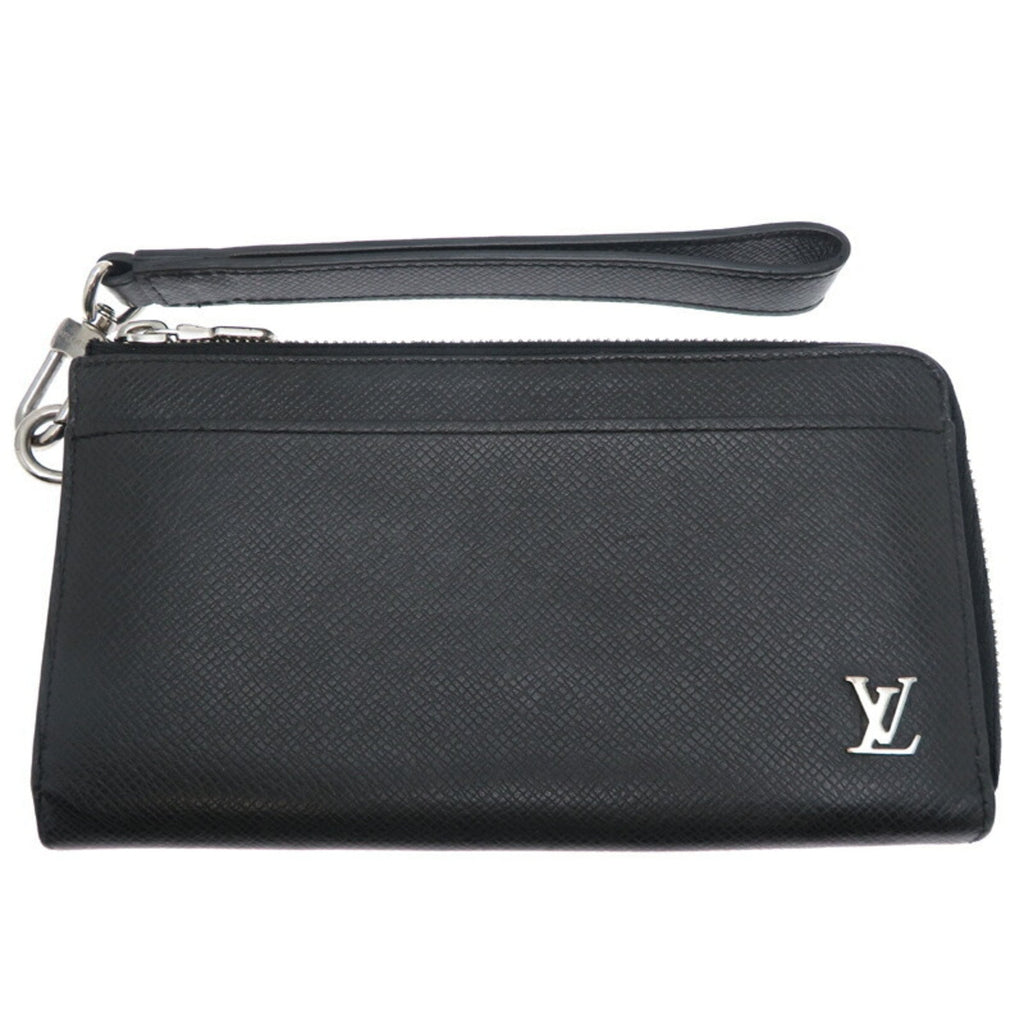 Louis Vuitton Black Taiga Leather Wallet
