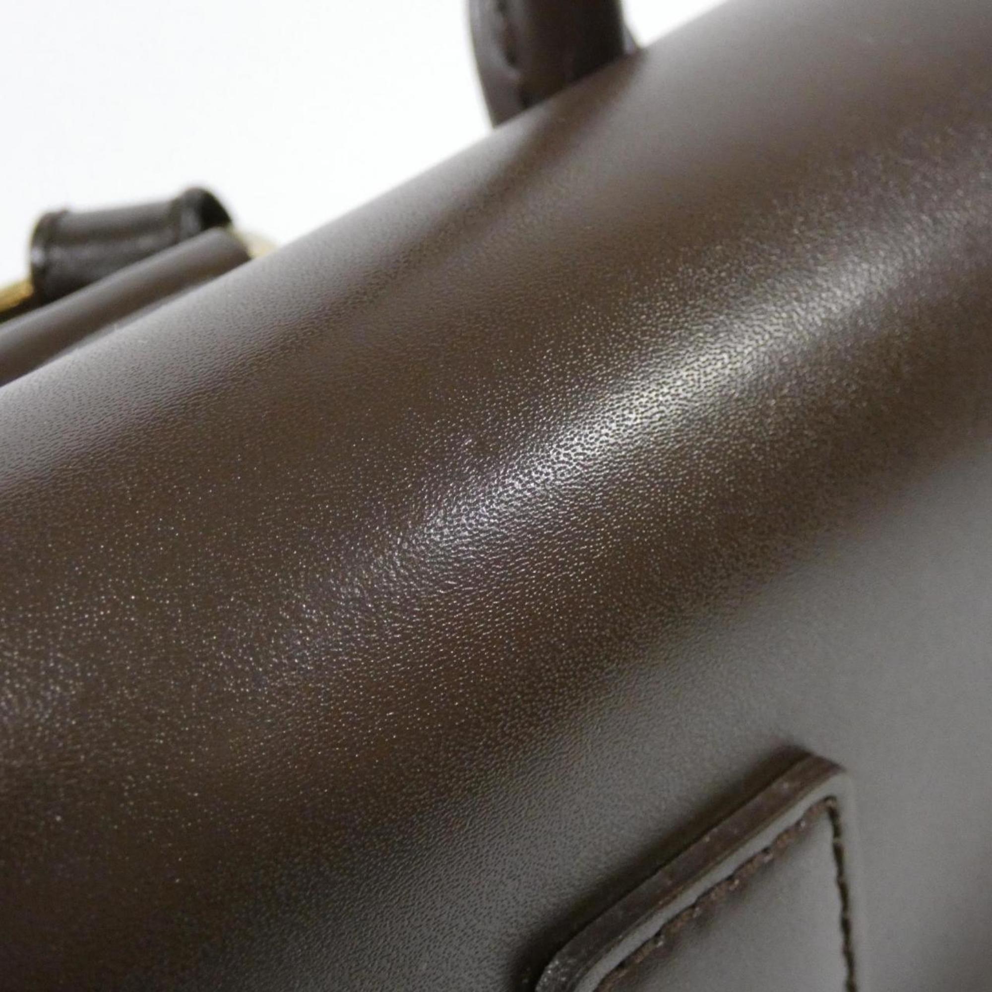 Louis Vuitton Brown Coated Canvas Backpack