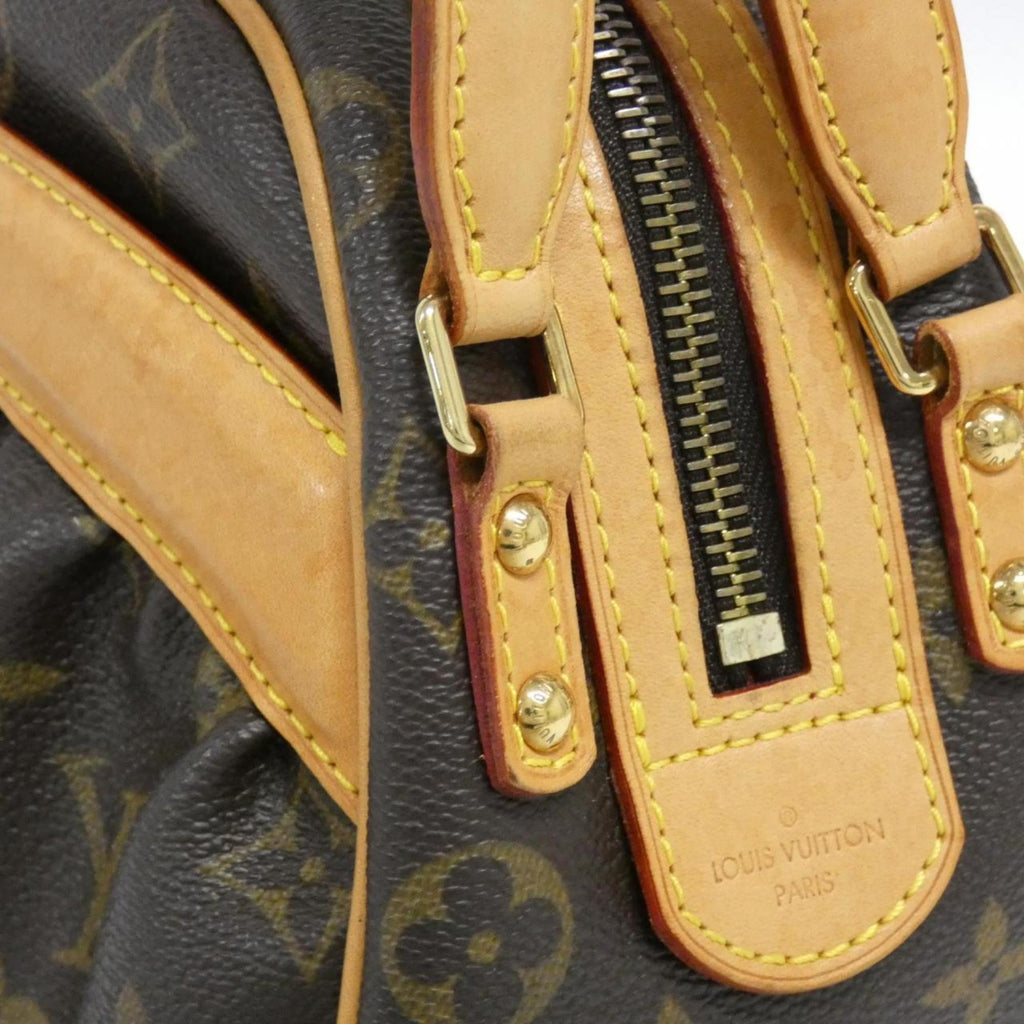 Louis Vuitton Marron Coated Canvas Shoulder Bag