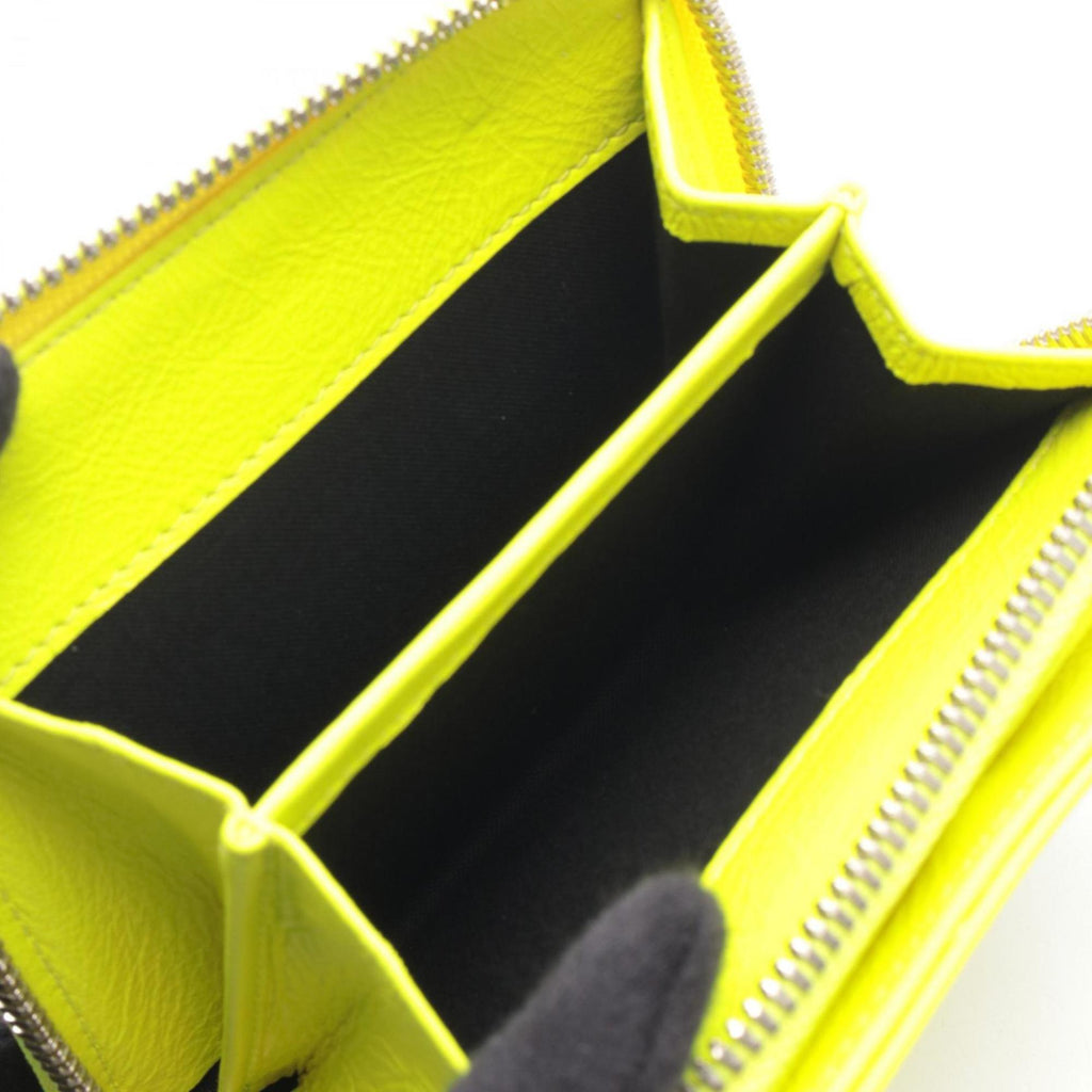 Balenciaga Yellow Leather Wallet (Bi-Fold)