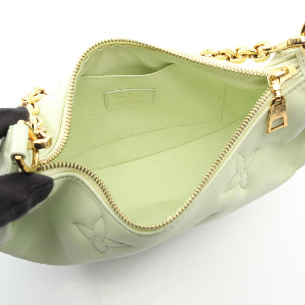 Louis Vuitton Green Leather Handbag