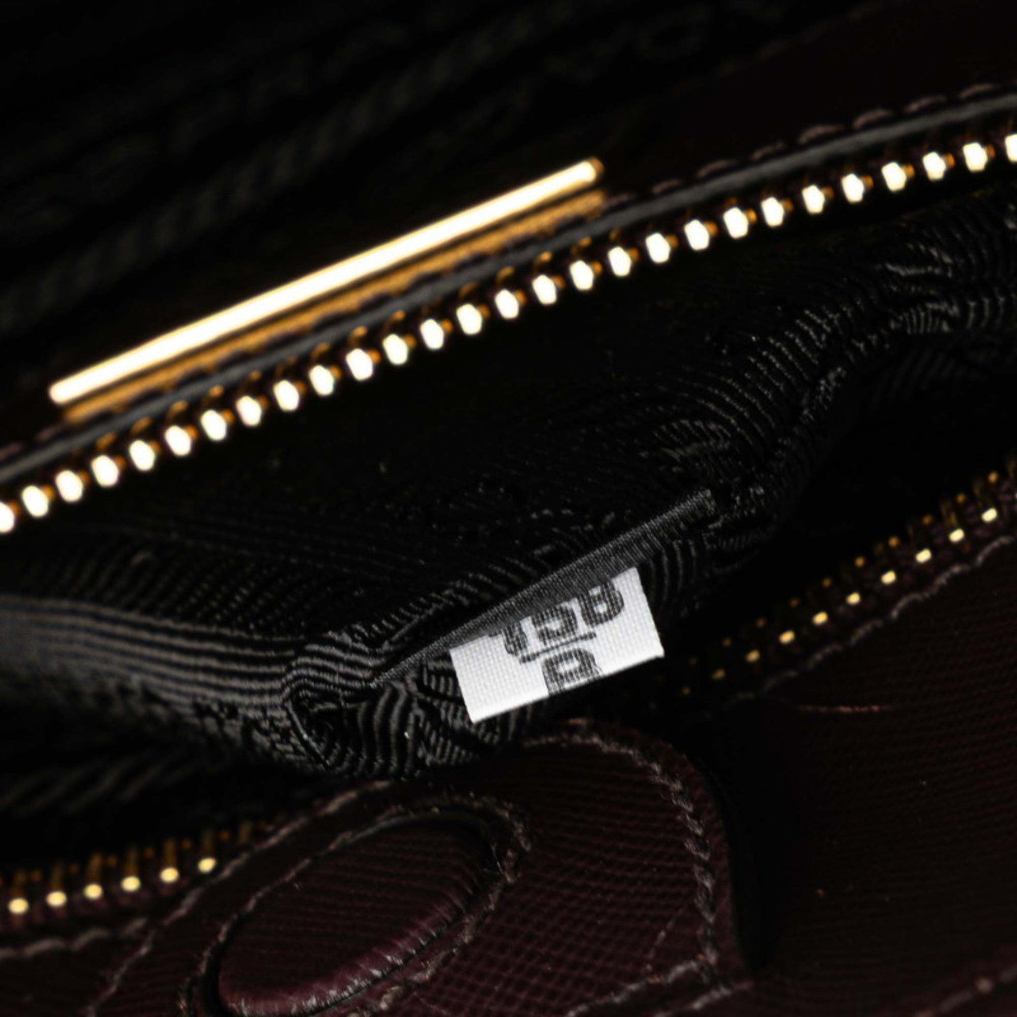 Prada Purple Nylon Leather Handbag Shoulder Bag