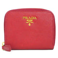 Prada Red Color Leather Coin Purse/Coin Case