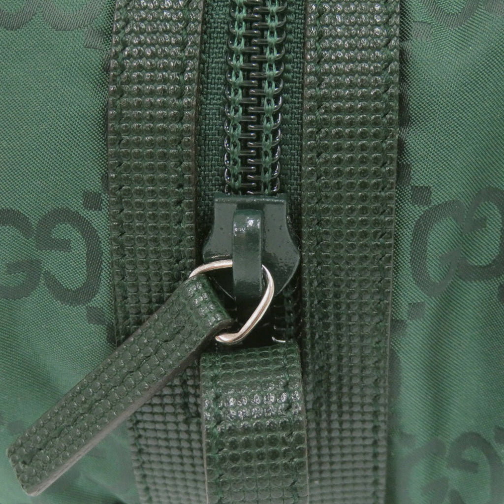 Gucci Green Nylon Handbag Pouch (Pre-Owned)