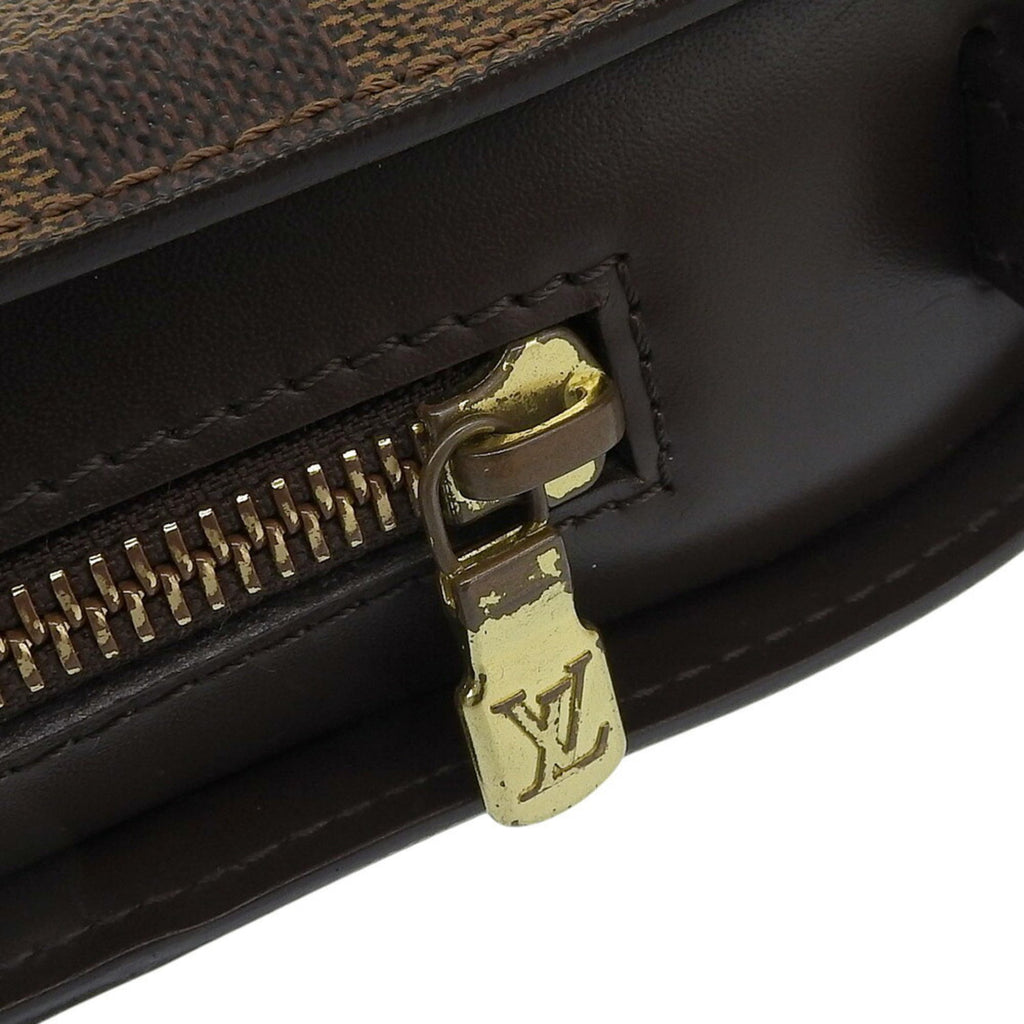 Louis Vuitton Damier Canvas Ebene Pvc Clutch Bag