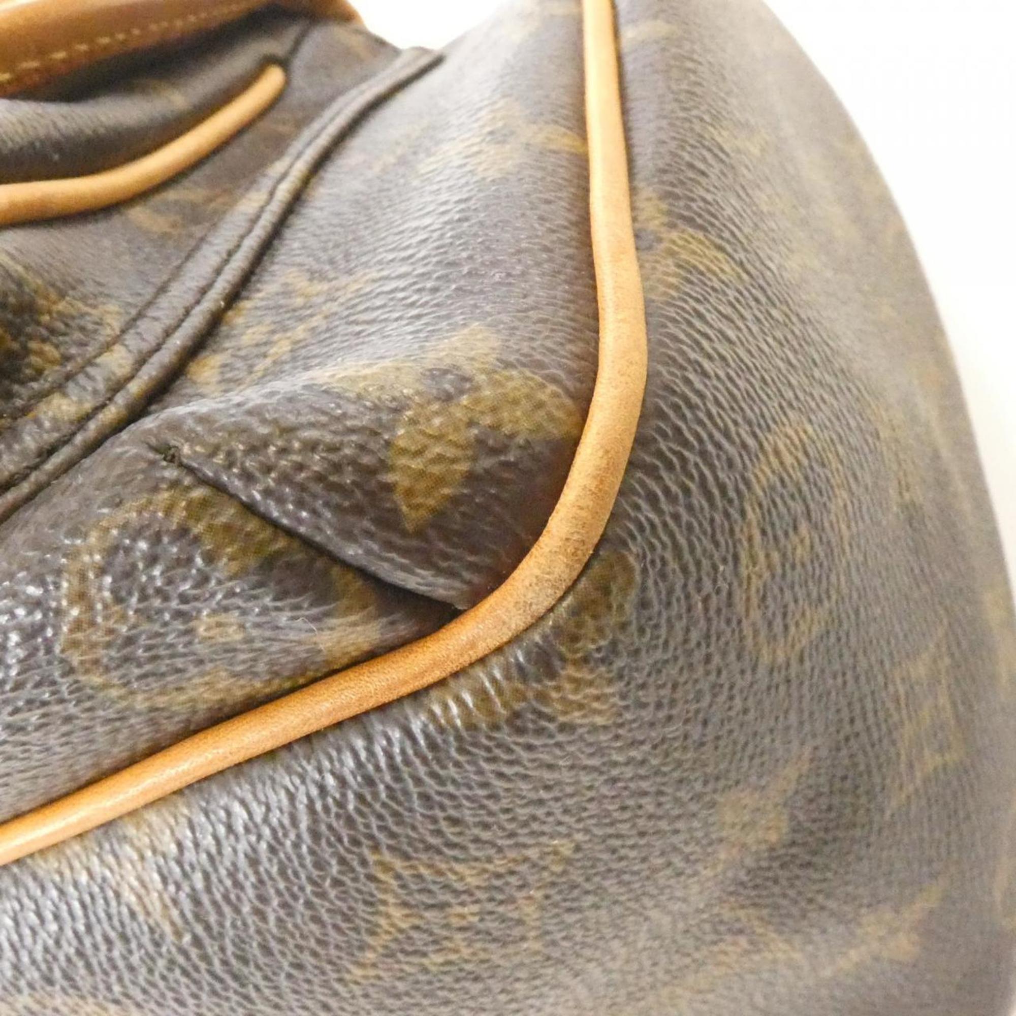 Louis Vuitton Marron Coated Canvas Shoulder Bag