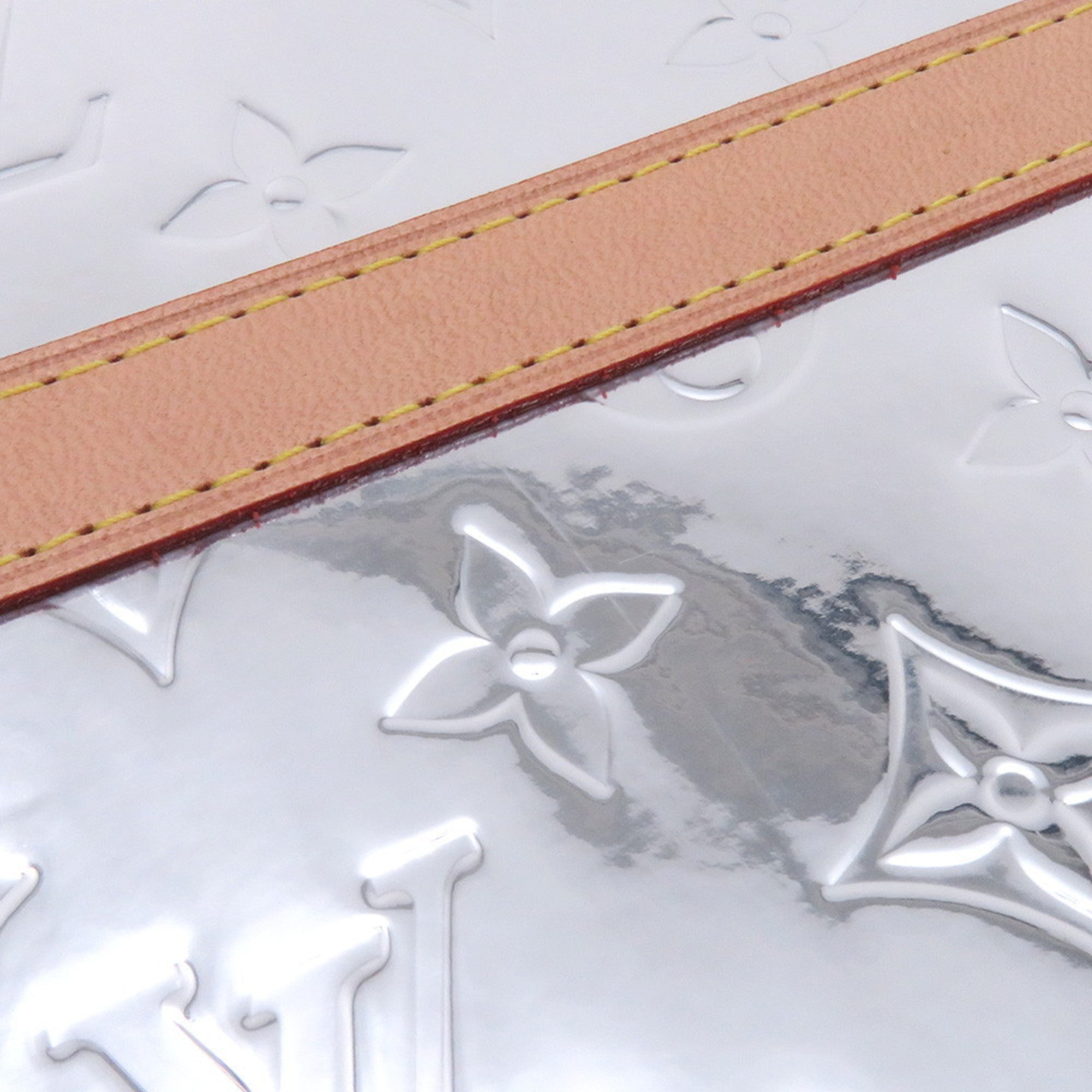 Louis Vuitton Gray Silver Monogram Clutch Bag Pochette