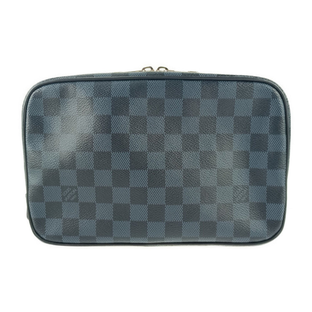 Louis Vuitton Damier Cobalt Navy Canvas Clutch Bag Pouch